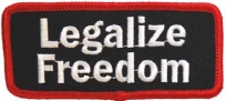 Nášivka Legalize Freedom