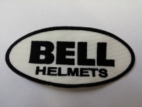 Nášivka Bell Helmets bíločerná