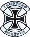 Nášivka Choppers forever
