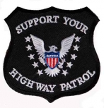 Nášivka Support you Highway Patrol