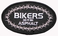 Nášivka Bikers Do it in Asphalt