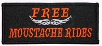 Nášivka Free Moustache rides