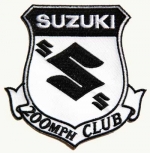 Nášivka Suzuki 200 MPH