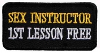 Nášivka Sex instructor 1st lesson