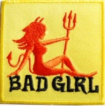Nášivka Bad Girl Yellow