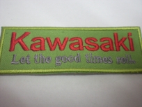 Nášivka Kawasaki zelená